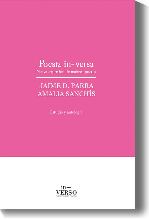 Portada de la antología Poesía in-versa, de la editorial In-verso