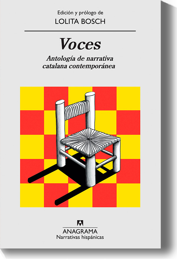 Portada del libro Voces, antología de la narrativa catalana contemporánea, Editorial Anagrama